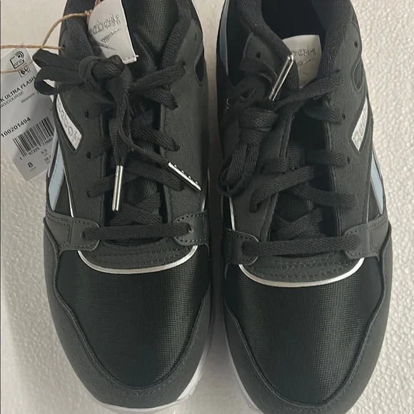 Reebok Black and Light Blue Sneakers - Picture 8 of 10